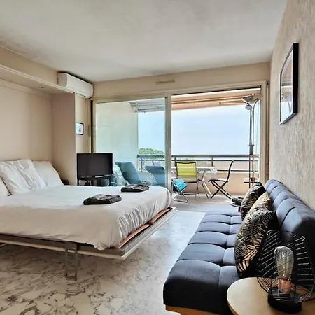 06ay - With Seafront Terrace Lägenhet Antibes